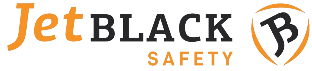 Logo JetBlack Safety, Blaasreiniging van personeel, CYAGO, Oplossingen voor drogen en afblazen